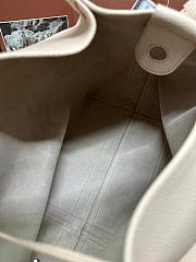 Loro Piana Large Bale bag Calfskin Pink 36x28x22cm - 5