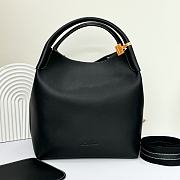 Loro Piana Large Bale bag Black 36x28x22cm - 1