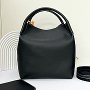 Loro Piana Large Bale bag Black 36x28x22cm - 5