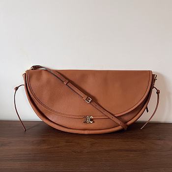 Celine Halfmoon Soft Triomphe Bag Tan 46x19x10cm