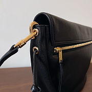Celine Halfmoon Soft Triomphe Bag Black 46x19x10cm - 5