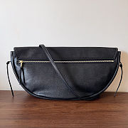 Celine Halfmoon Soft Triomphe Bag Black 46x19x10cm - 3
