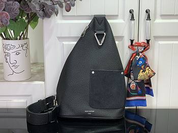 Louis Vuitton Delta Slingbag Black 30x35.5x7cm