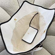 Chanel Shopping Bag in White 59x36x13cm - 5