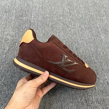 Louis Vuitton Buttersoft Sneaker Suede Brown 