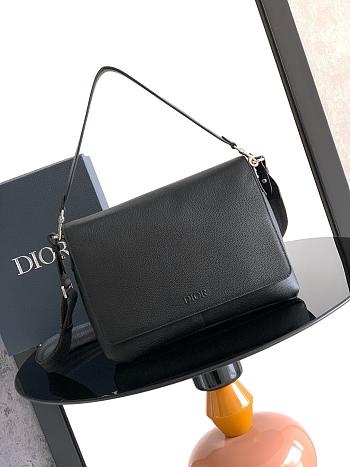 Dior Privé Messenger Bag Flap Black Dior Icons 33x24.5x14cm