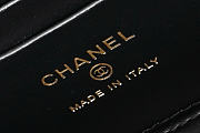 Chanel Vanity Case Handle Black Caviar 17x9.5x8cm - 5