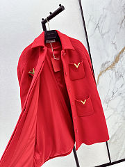 Valentino Drill Double Cape - 2