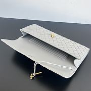 Bottega Veneta Andiamo Clutch Grey Leather - 31x13x3cm - 3