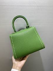 Delvaux Birllant Bag Green 20x12x15.5cm - 4
