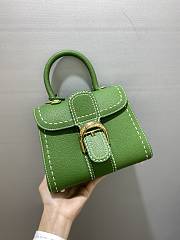Delvaux Birllant Bag Green 20x12x15.5cm - 3