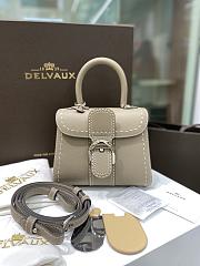 Delvaux Birllant Bag Grey 20x12x15.5cm - 1