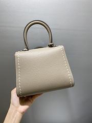 Delvaux Birllant Bag Grey 20x12x15.5cm - 5