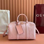 Gucci Ophidia medium boston bag pink 30x20x16cm - 1