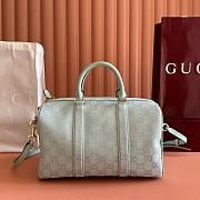 Gucci Ophidia medium boston bag blue 30x20x16cm - 3