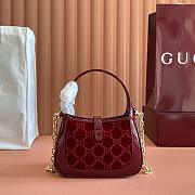 Gucci Jackie 1961 crystals mini bag 19x13x4cm - 3
