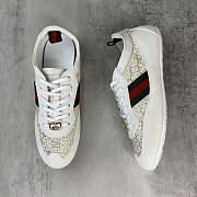 Gucci Shift GG crystal trainers in off white Sneaker - 2