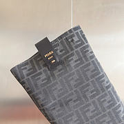Fendi Filo Black Blue FF fabric boots - 2