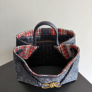 Bottega Veneta Andiamo Navy Denim 35x25x11cm - 2
