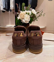 Louis Vuitton Trainer Sneaker Dark Brown - 4