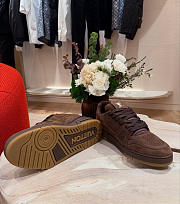 Louis Vuitton Trainer Sneaker Dark Brown - 3