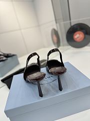 Prada Patent slingback pumps burgundy 7.5cm - 4