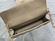 Dior Jolie Mini Bag Beige Cannage Lambskin 21x11.5x4.5cm - 5