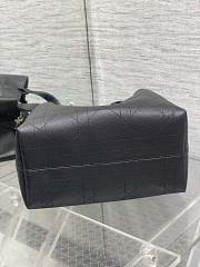 Dior Medium Toujours Bag Black Calfskin 28.5x21.5x17cm - 4
