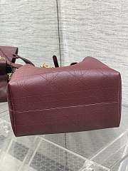 Dior Medium Toujours Burgundy Black Calfskin 28.5x21.5x17cm - 2