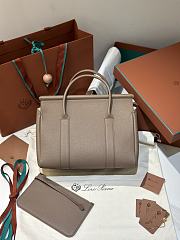 Loro Piana Loom Bag Beige 33x23x18CM - 3
