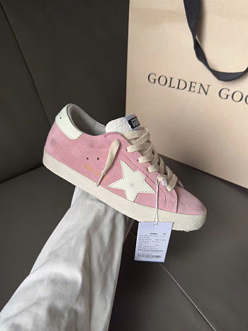 Golden Goose Pink Star White Sneaker