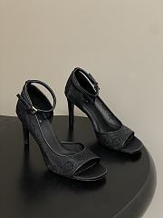 Louis Vuitton Gala Sandal Black Heel 8cm - 1