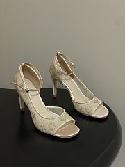 Louis Vuitton Gala Sandal Beige Heel 8cm - 1