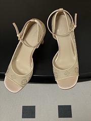 Louis Vuitton Gala Sandal Beige Heel 8cm - 3