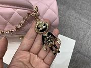 Chanel Top Handle Pink Lambskin 20cm - 3