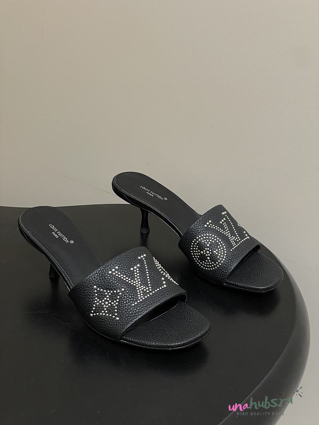 Louis Vuitton 6AM Mule Black 5.5cm - 1