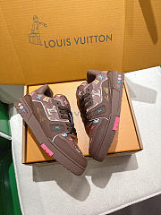 Louis Vuitton Trainer Sneaker Brown 02 - 2