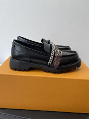 Louis Vuitton District Flat Loafer Black - 3