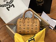 MCM Ella Boston Bag in Visetos 22x12x14.5cm - 5