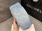 Chanel Mini 25 Handbag Denim Blue 22x20x12.5cm - 3