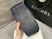 Chanel Mini 25 Handbag Denim Black 22x20x12.5cm - 2