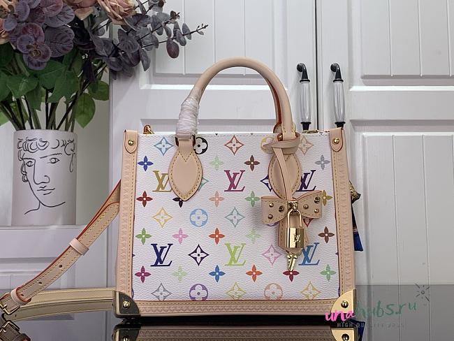 Louis Vuitton LV x TM Onthego PM White 25x19x11.5cm - 1