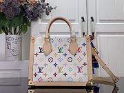 Louis Vuitton LV x TM Onthego PM White 25x19x11.5cm - 2