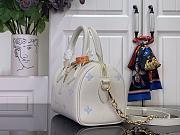 Louis Vuitton Speedy Bandoulière 20 White Blue 20.5x13.5x12cm - 4