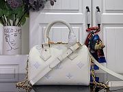 Louis Vuitton Speedy Bandoulière 20 White Blue 20.5x13.5x12cm - 2