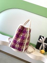 Chanel Tote Bag Tweed 39.5x27.5x16cm - 3