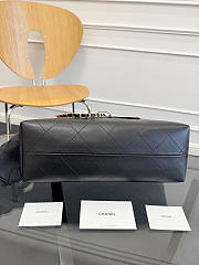 Chanel Suede Black & Pink Tote - 36x11.5x32cm - 5