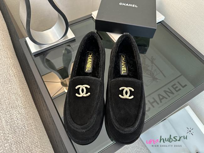 Chanel Black Loafer - 1