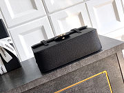 Chanel Small Flap Bag Black Calfskin Gold 22x15x7cm - 4