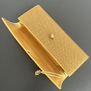 Bottega Veneta Andiamo Clutch Crystal Gold 31x13x3cm - 5